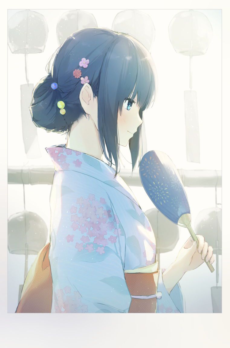 "Dressed like this... Going ♡ around the summer festival together, and then × ...? Image ♪ of yukata Kanojo 45