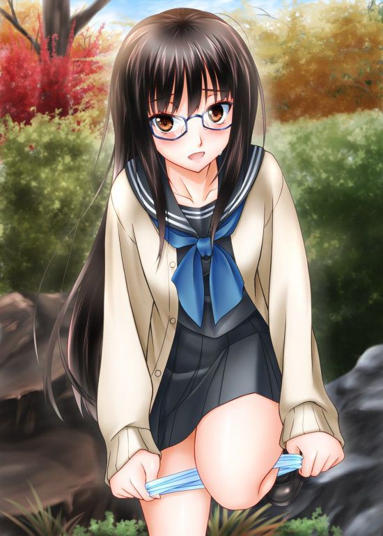【Secondary erotic】 Here is the erotic image of a girl who wants to have sex too much in uniform 7