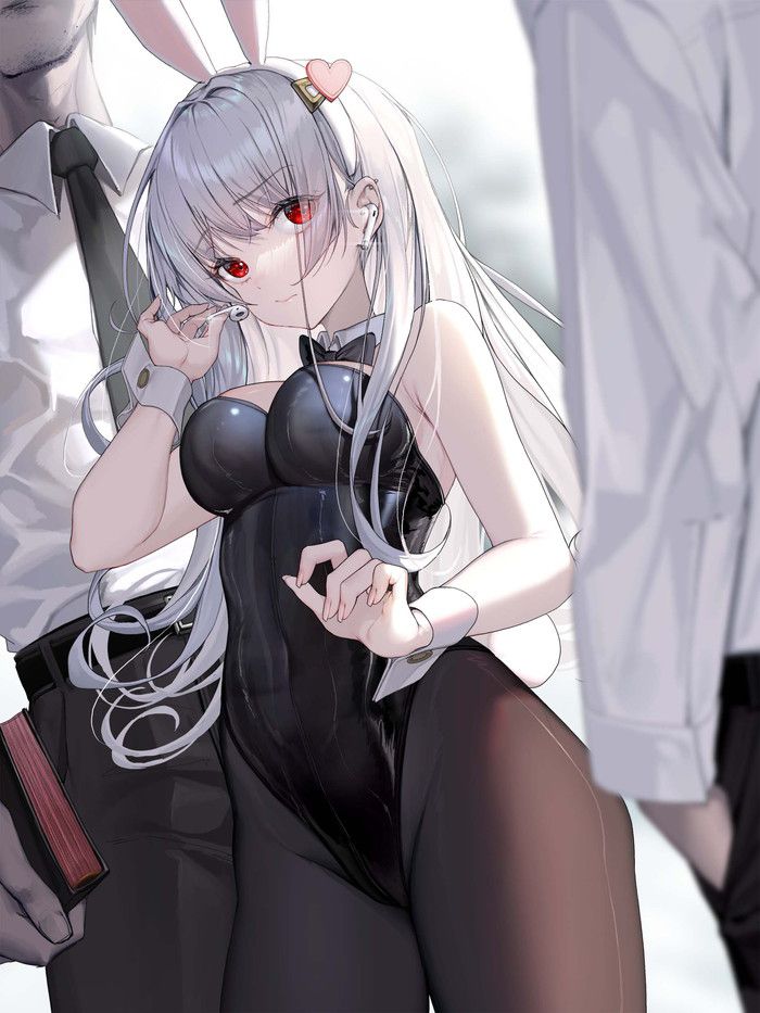 Please give me a little erotic image of a gray-haired girl! Part2 11