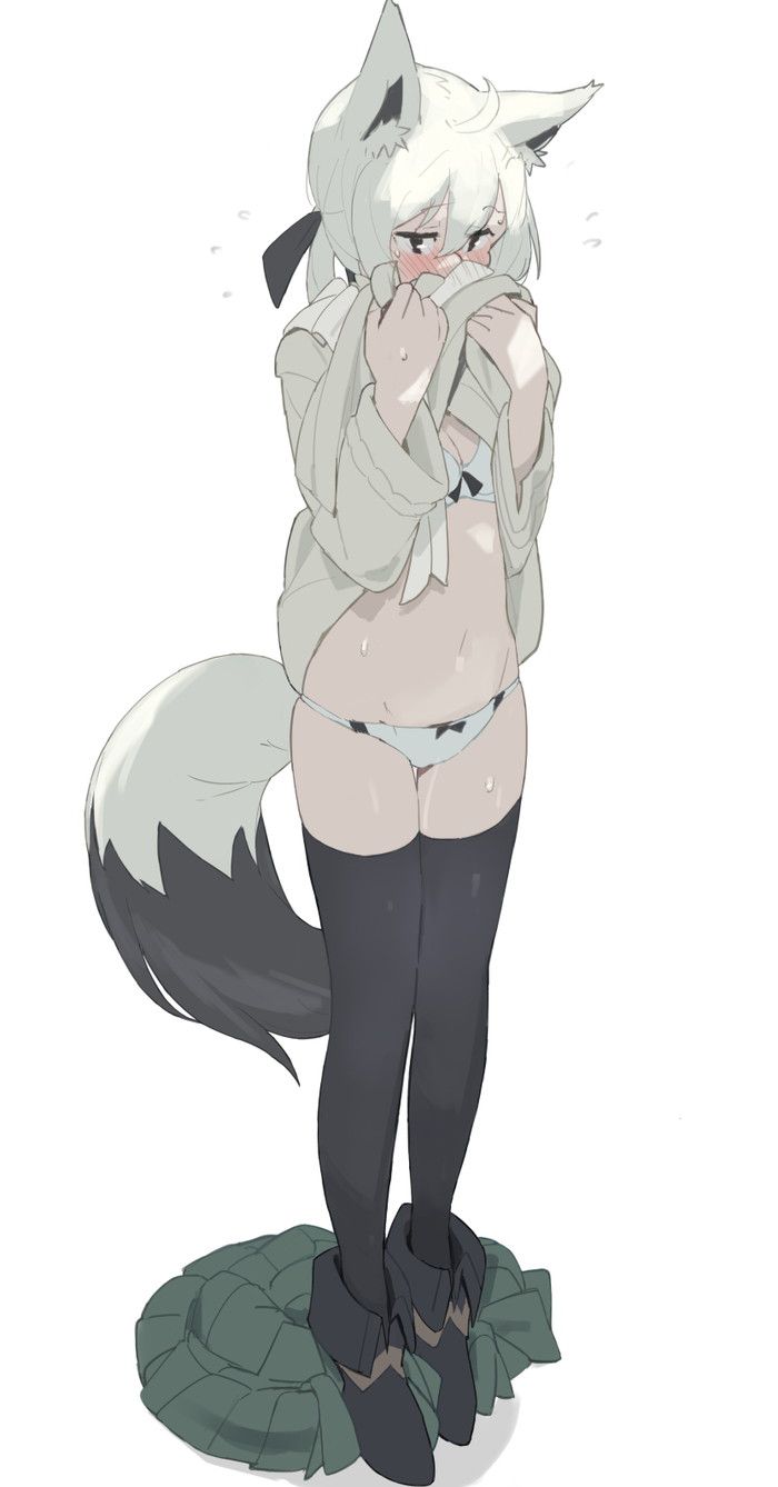 Please give me a little erotic image of a gray-haired girl! Part2 14