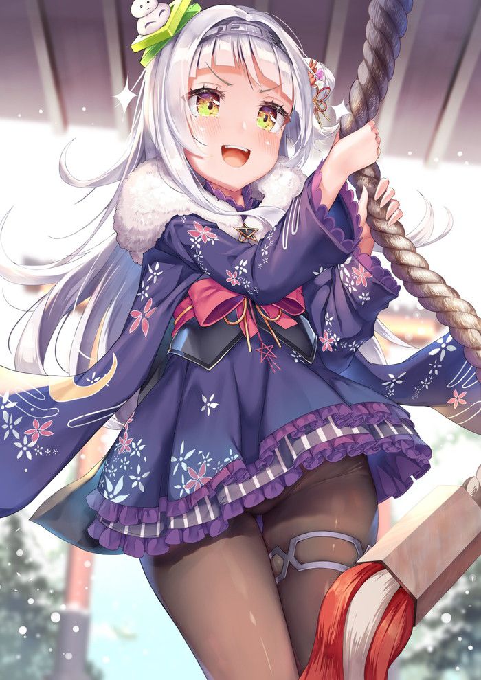 Please give me a little erotic image of a gray-haired girl! Part2 17