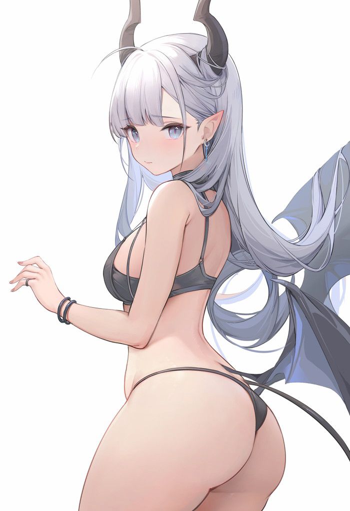 Please give me a little erotic image of a gray-haired girl! Part2 21