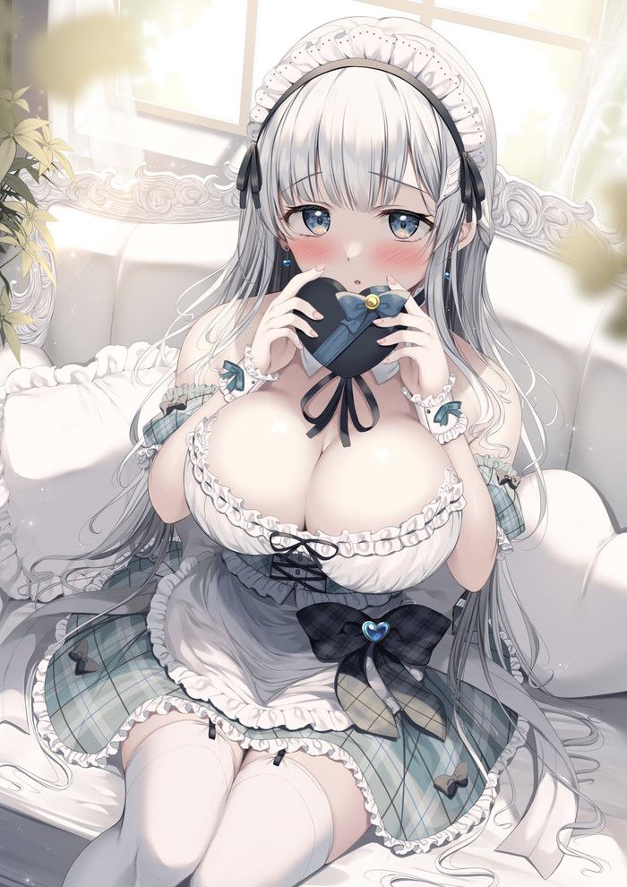 Please give me a little erotic image of a gray-haired girl! Part2 26