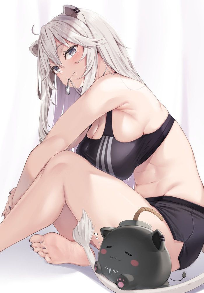 Please give me a little erotic image of a gray-haired girl! Part2 31