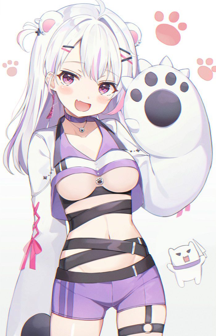 Please give me a little erotic image of a gray-haired girl! Part2 34