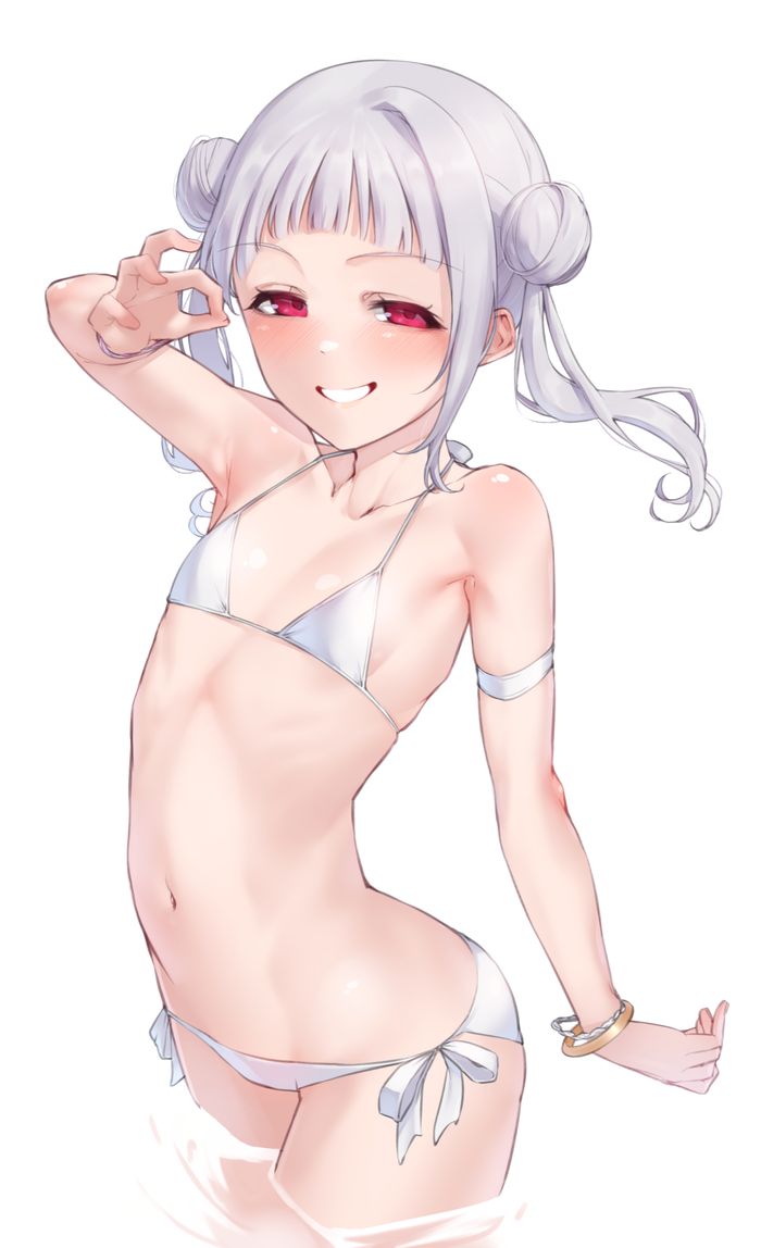 Please give me a little erotic image of a gray-haired girl! Part2 41