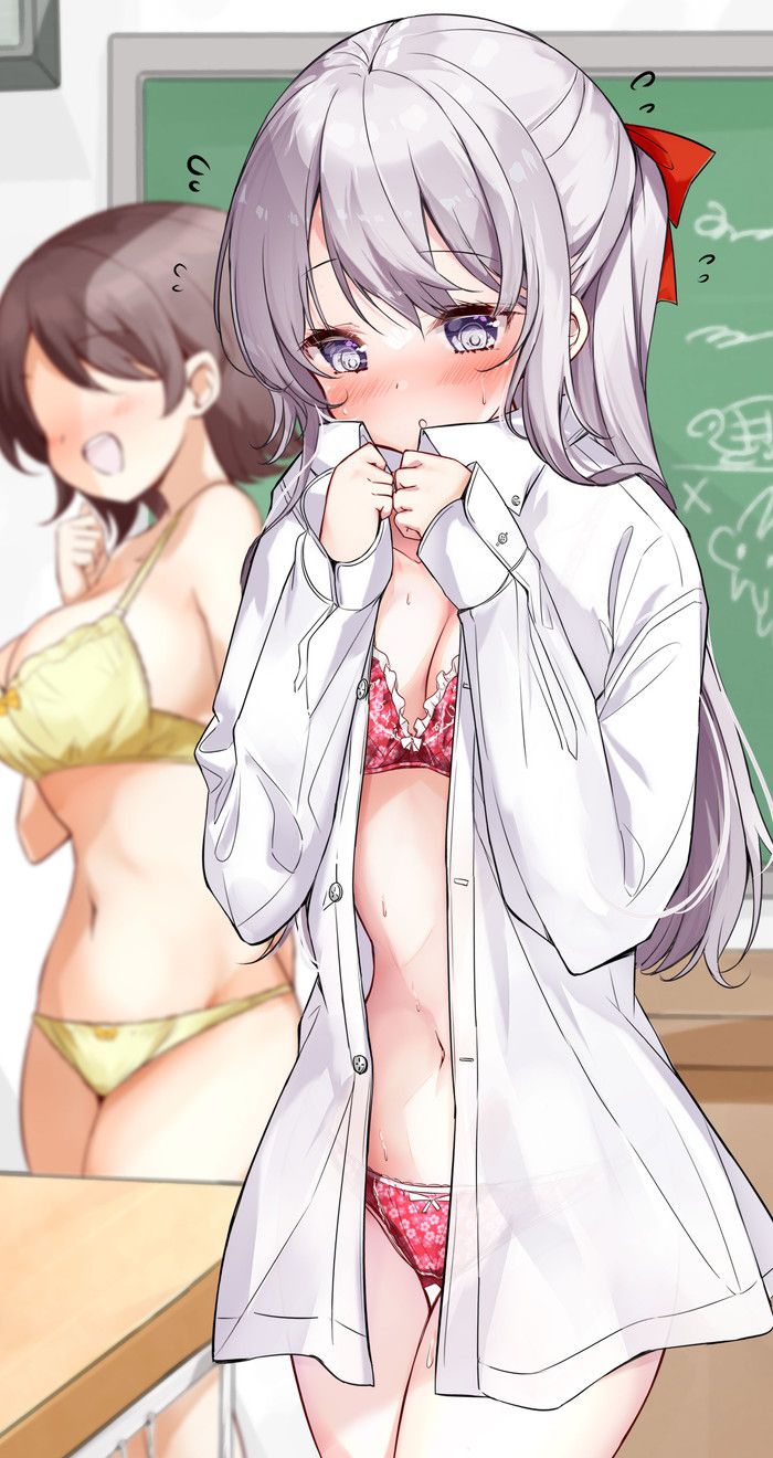 Please give me a little erotic image of a gray-haired girl! Part2 42