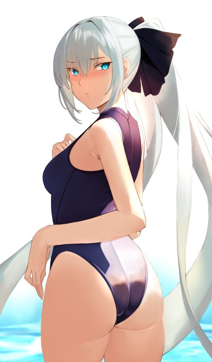 Please give me a little erotic image of a gray-haired girl! Part2 45