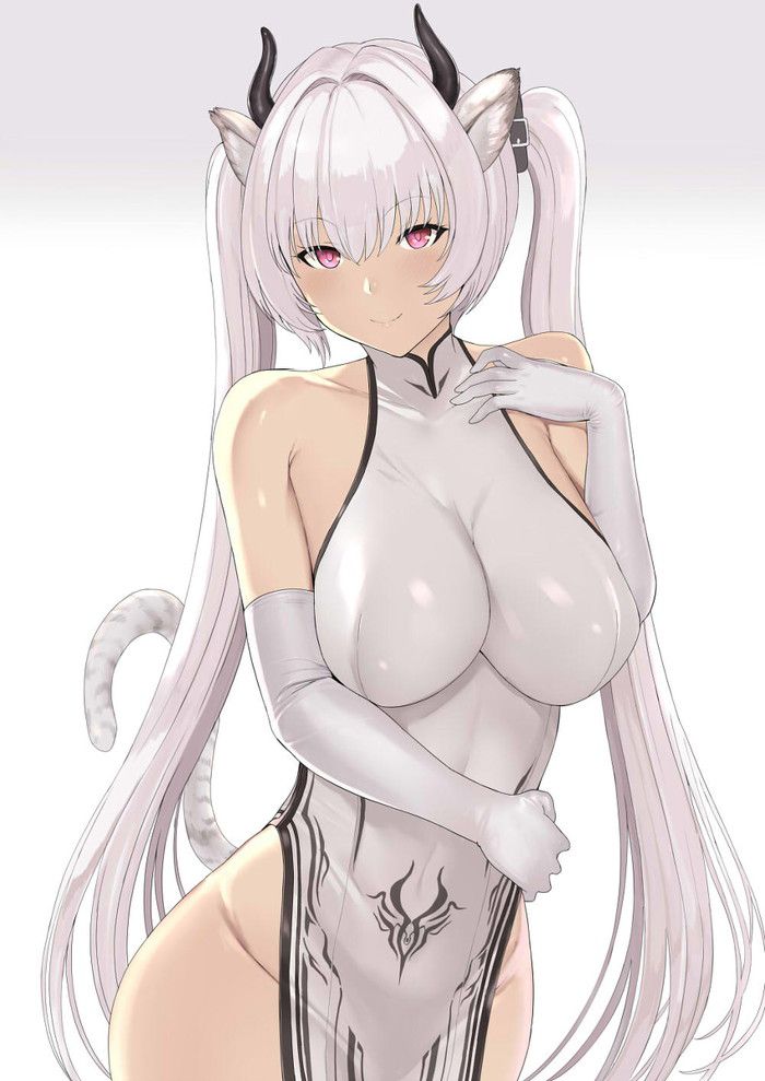 Please give me a little erotic image of a gray-haired girl! Part2 6