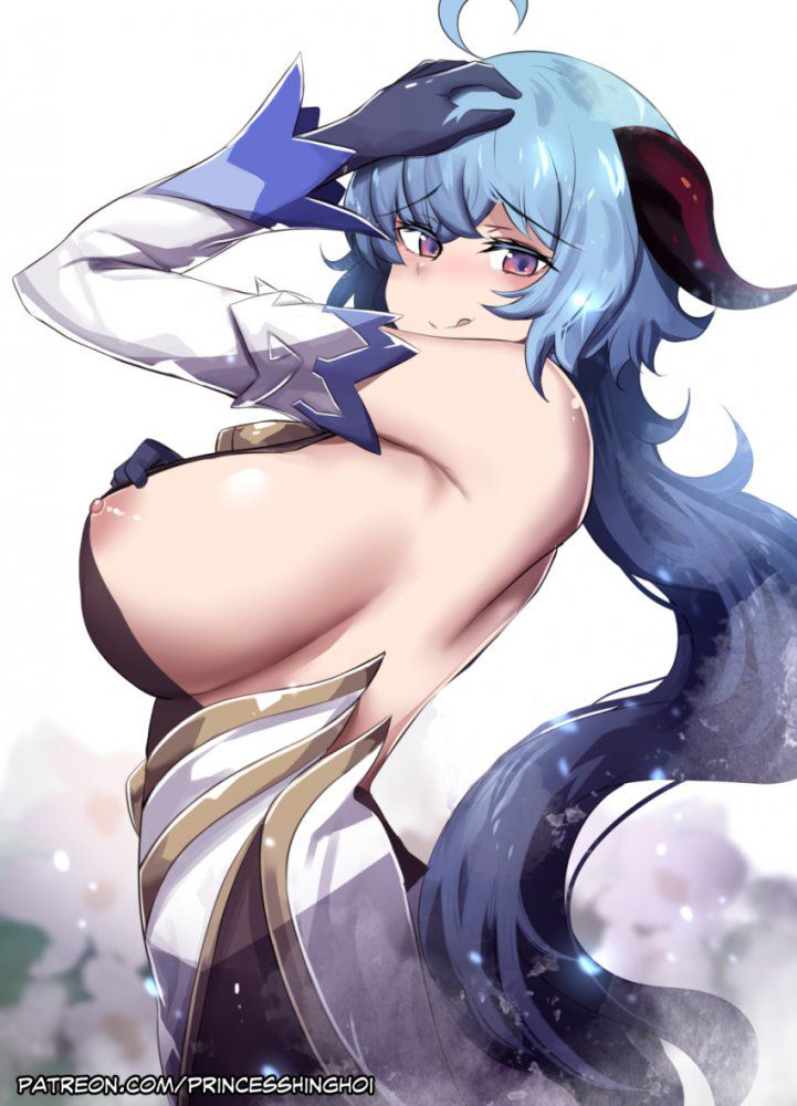 【Secondary】Blue Hair Girls Image [Erotic] Part 3 15