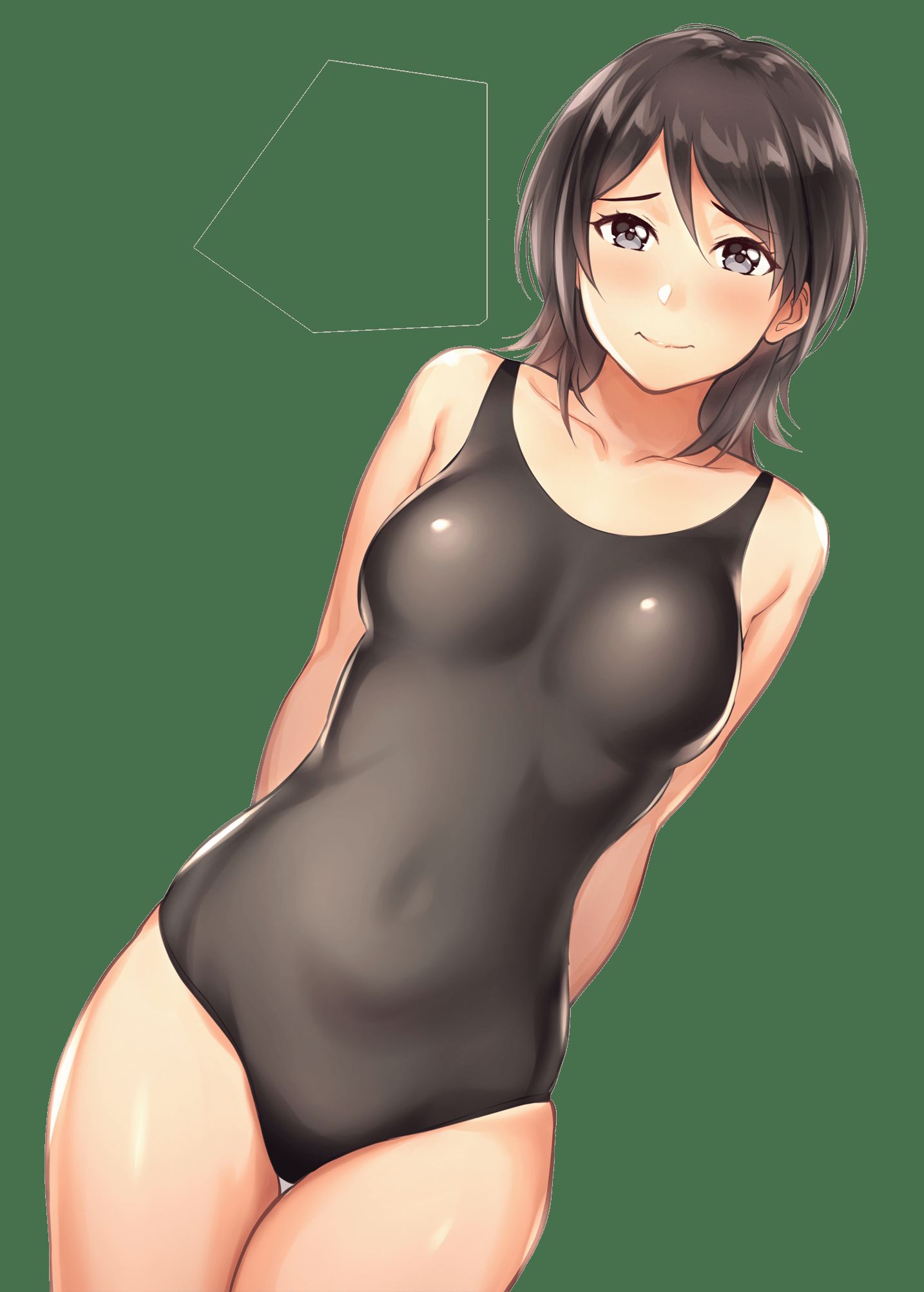 [Erocora character material] PNG background transparent erotic image such as anime character Part 422 10