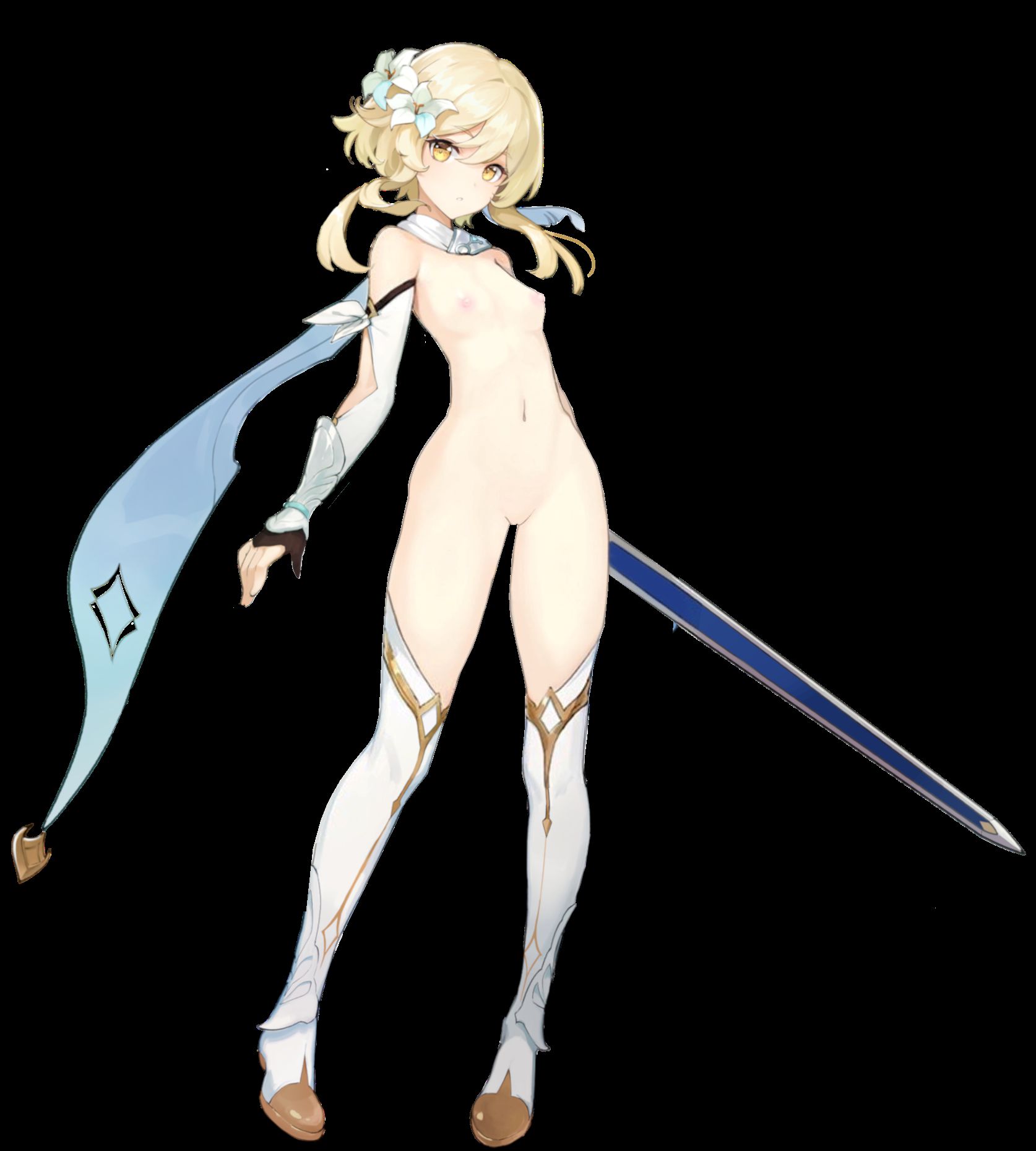 [Erocora character material] PNG background transparent erotic image such as anime character Part 422 52