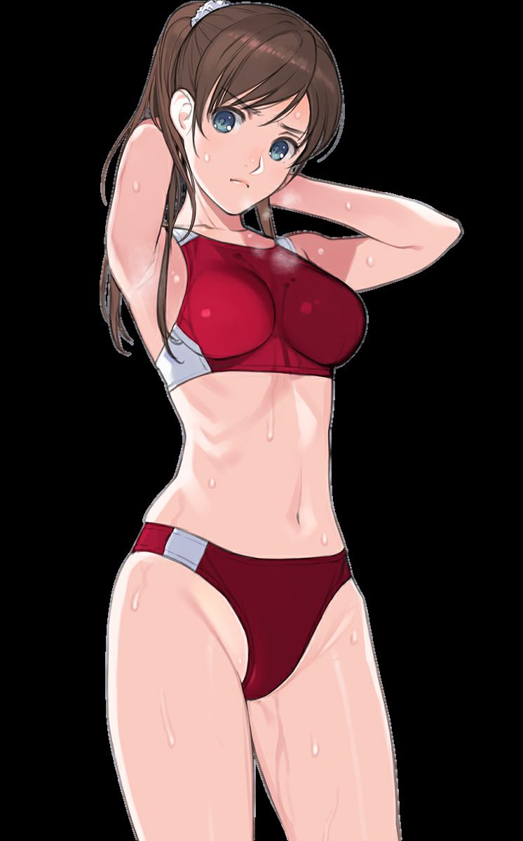 [Erocora character material] PNG background transparent erotic image such as anime character Part 422 60