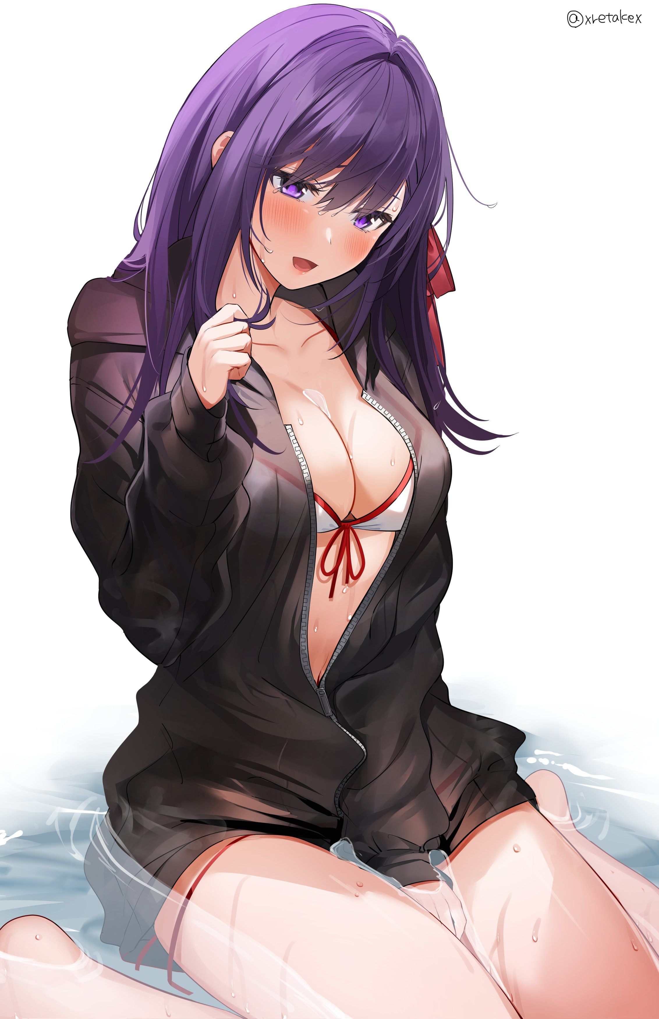 Secondary erotic images of cute girls with purple hair Part 15 21