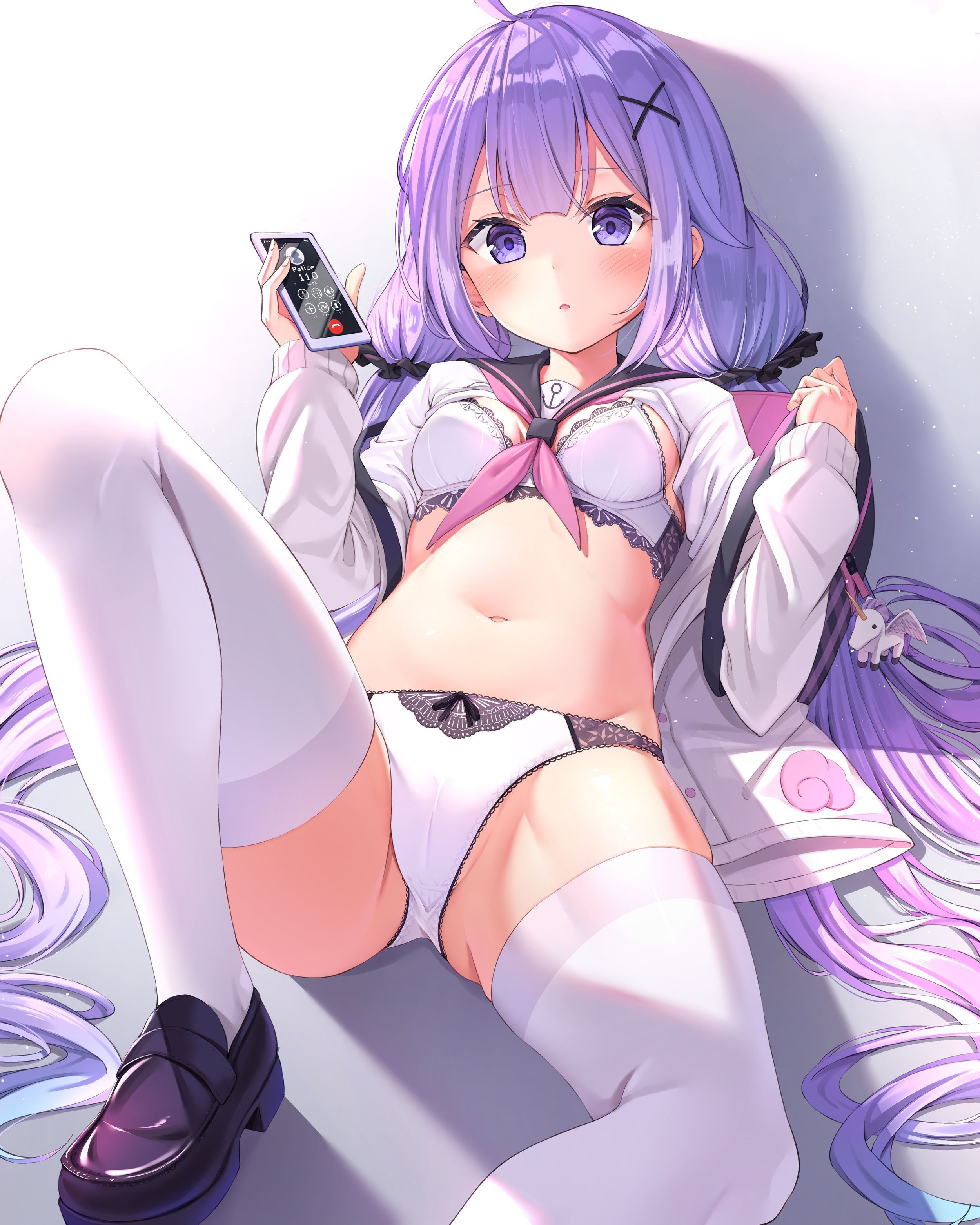 Secondary erotic images of cute girls with purple hair Part 15 28