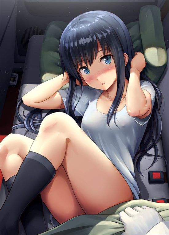 【Secondary erotic】 Here is an erotic image of a girl with a whip thigh that wants her face sandwiched 2