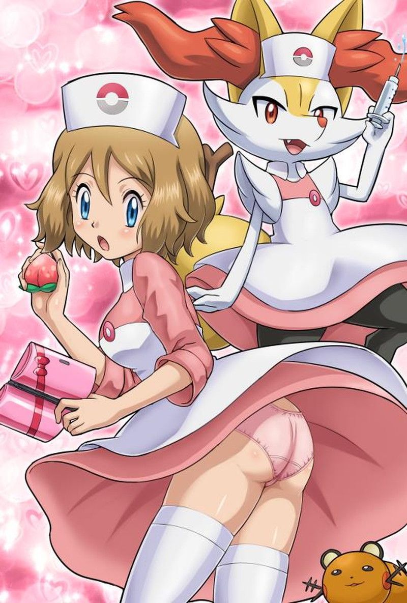 A two-dimensional erotic image that makes you want to Serena, the most naughty heroine in Pokémon 20