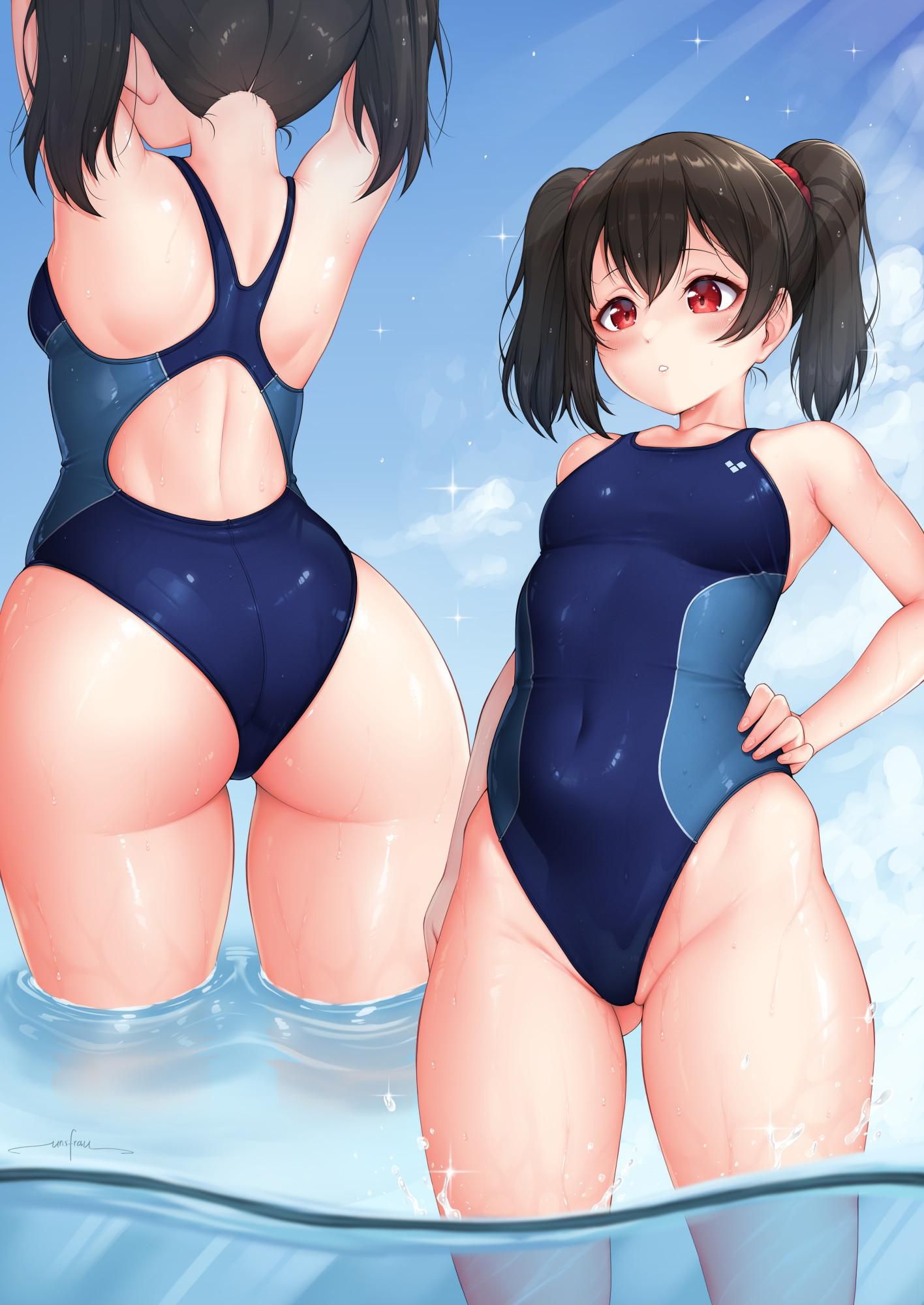 I tried collecting erotic images of swimming swimsuits! 20