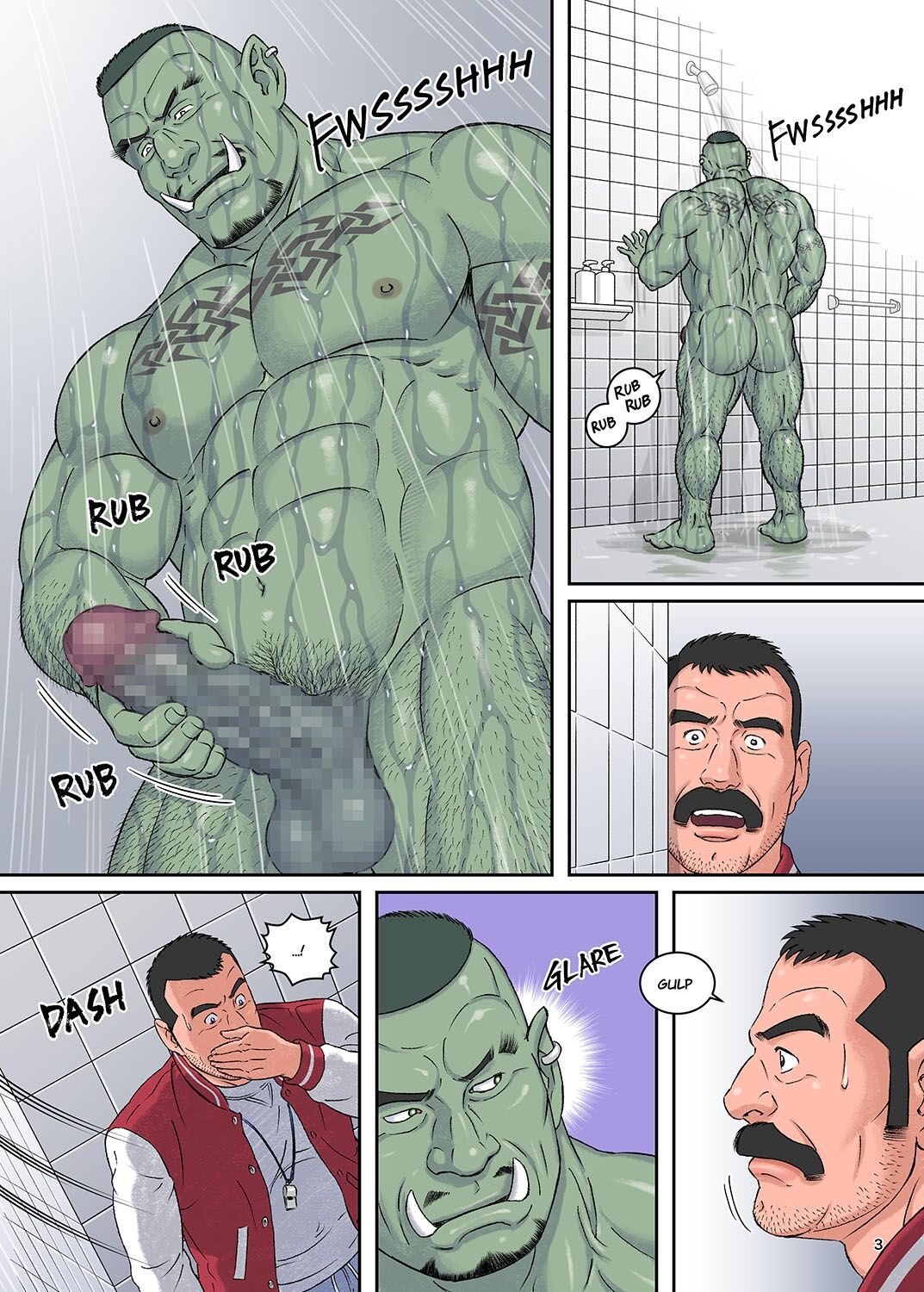 [comic] BSB A Football Coach {In the Case of Jim Brooks} by Gengoroh Tagame BSB／フットボール・コーチ 4