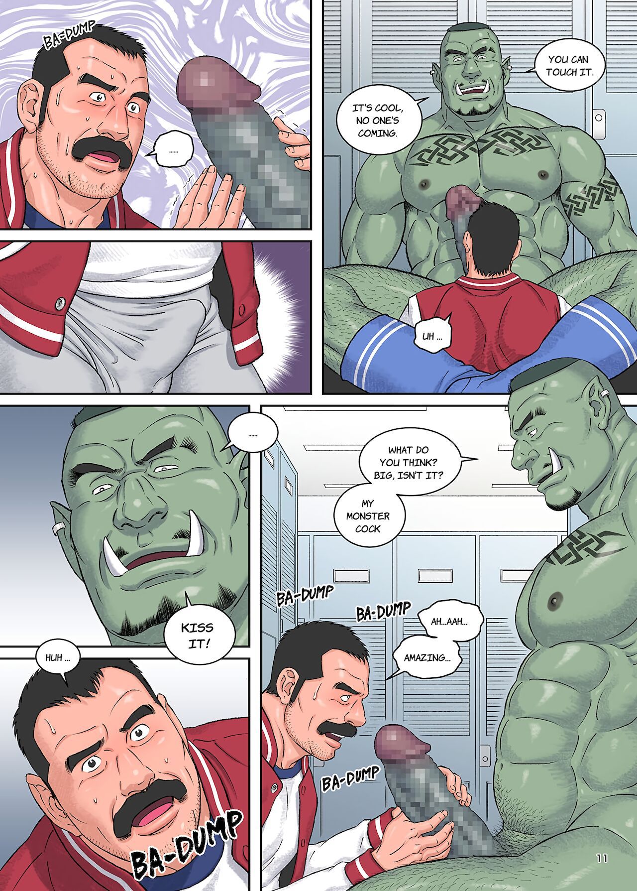 [comic] BSB A Football Coach {In the Case of Jim Brooks} by Gengoroh Tagame BSB／フットボール・コーチ 46