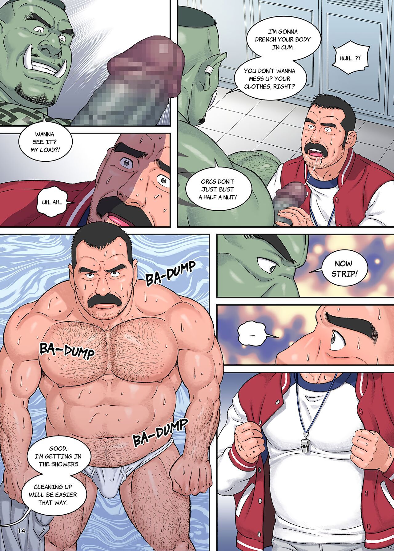 [comic] BSB A Football Coach {In the Case of Jim Brooks} by Gengoroh Tagame BSB／フットボール・コーチ 49