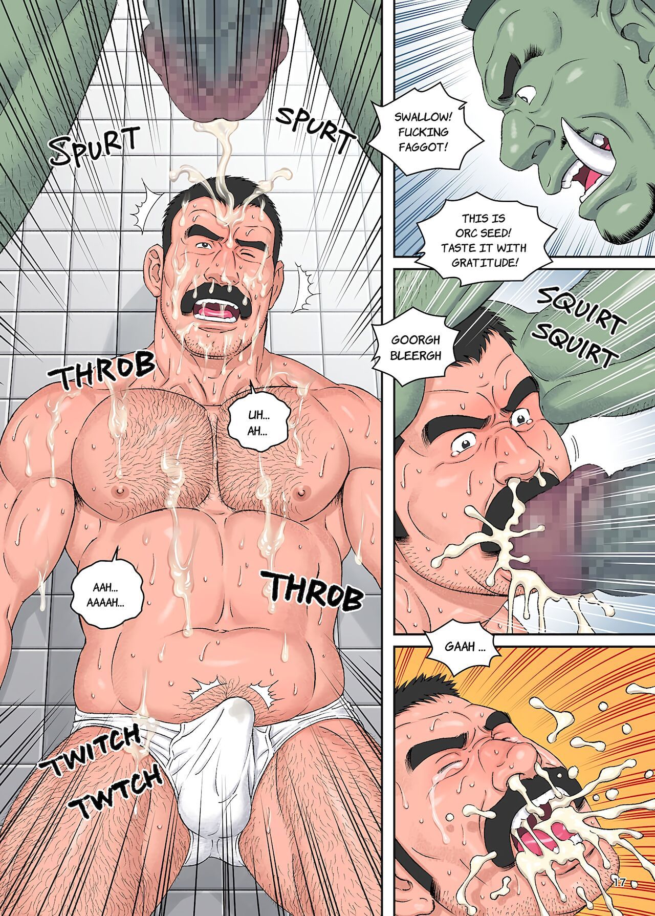 [comic] BSB A Football Coach {In the Case of Jim Brooks} by Gengoroh Tagame BSB／フットボール・コーチ 52