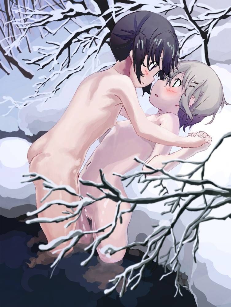 Yuri 2D erotic image that seems to be comfortable doing flirting things between girls 19