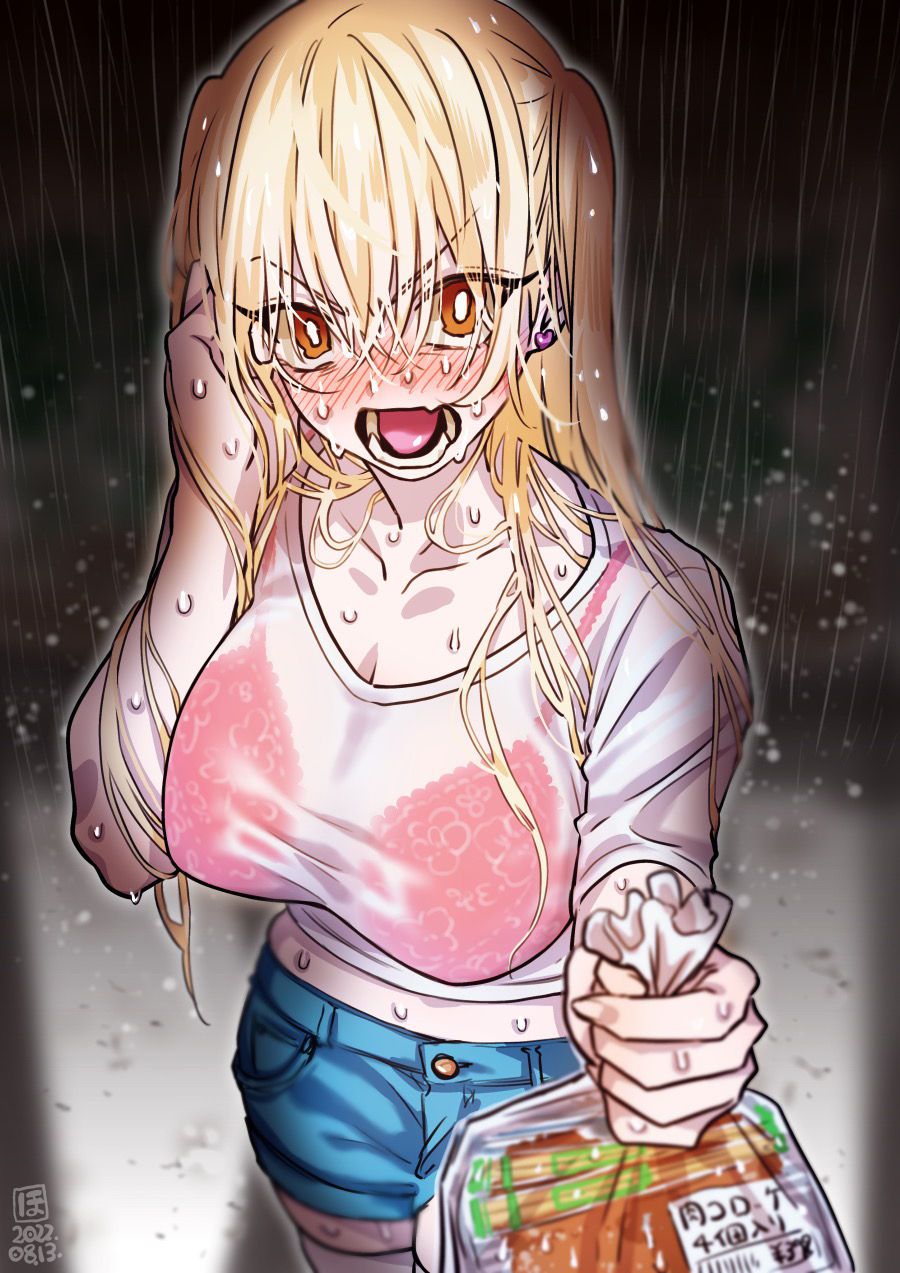 "I forgot my umbrella" Situation ☂ with her soaked skewed 44