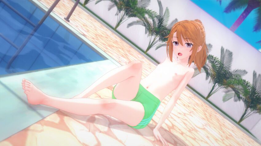 Intensely selected 172 sheets Loli beautiful girl is a secondary image of a cute round-visible man swimsuit challenge 102