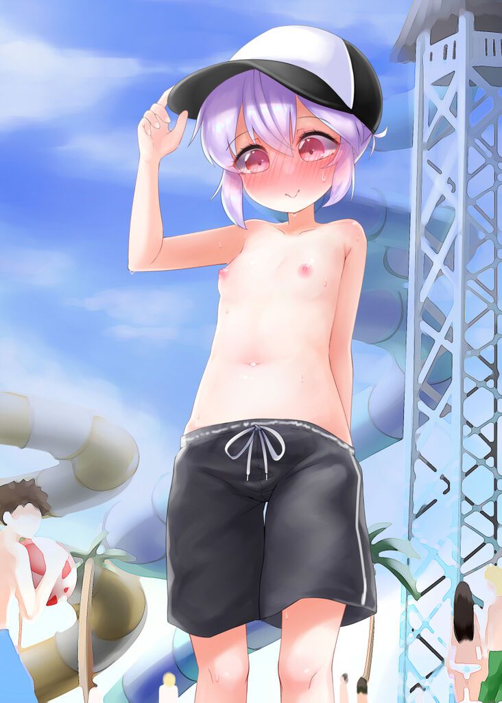 Intensely selected 172 sheets Loli beautiful girl is a secondary image of a cute round-visible man swimsuit challenge 47