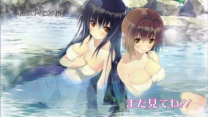 Girls exposing an unprotected figure of one bath towel [40 pieces] 13
