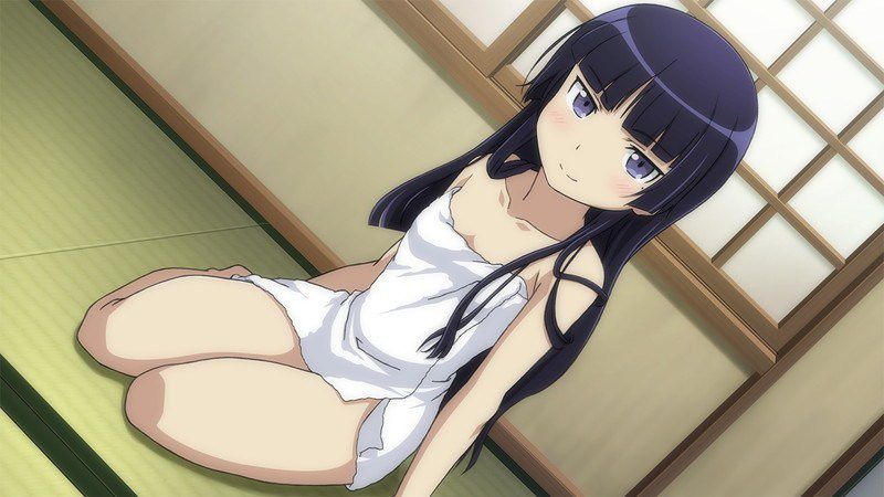 Girls exposing an unprotected figure of one bath towel [40 pieces] 38