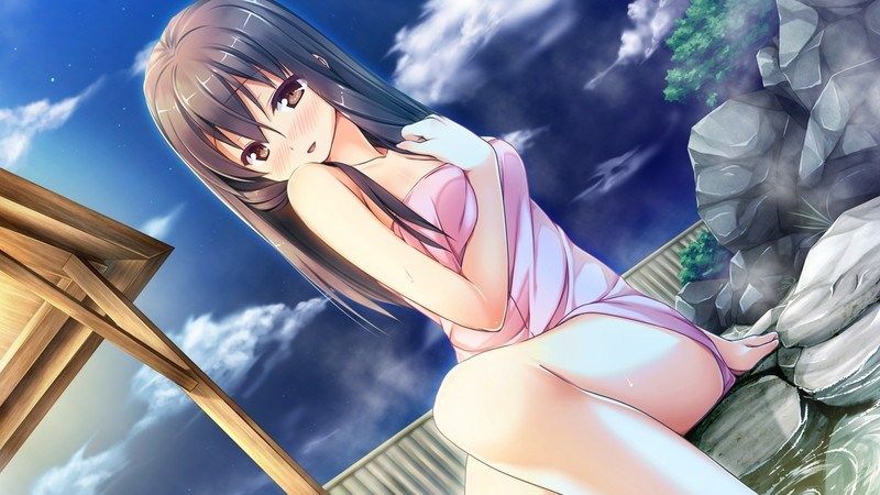 Girls exposing an unprotected figure of one bath towel [40 pieces] 4