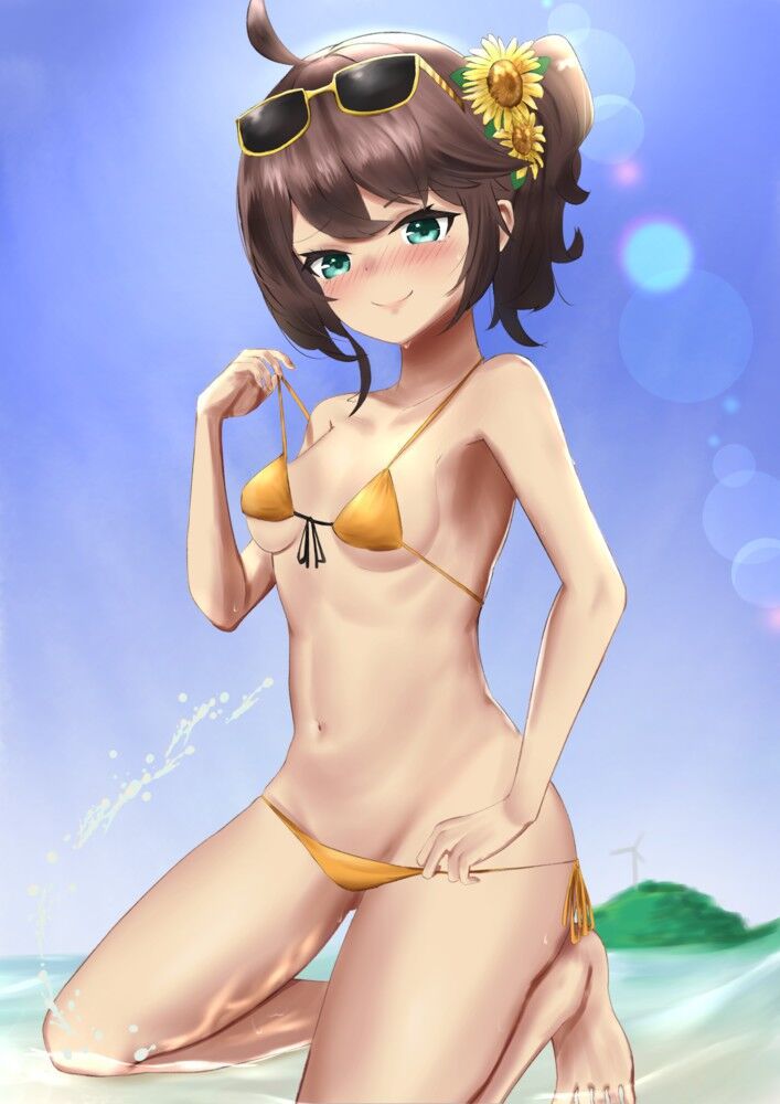 [Intense selection 131 sheets] secondary image of a cute Loli beautiful girl in a small bikini or swimsuit 128