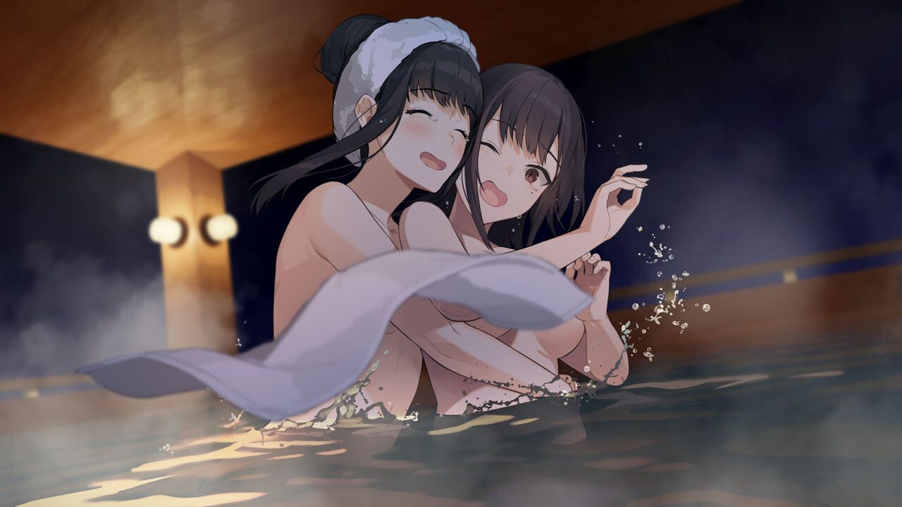 "This is from Mother Star" Erotic hot spring bathing flirting event CG where girls are lily! 30