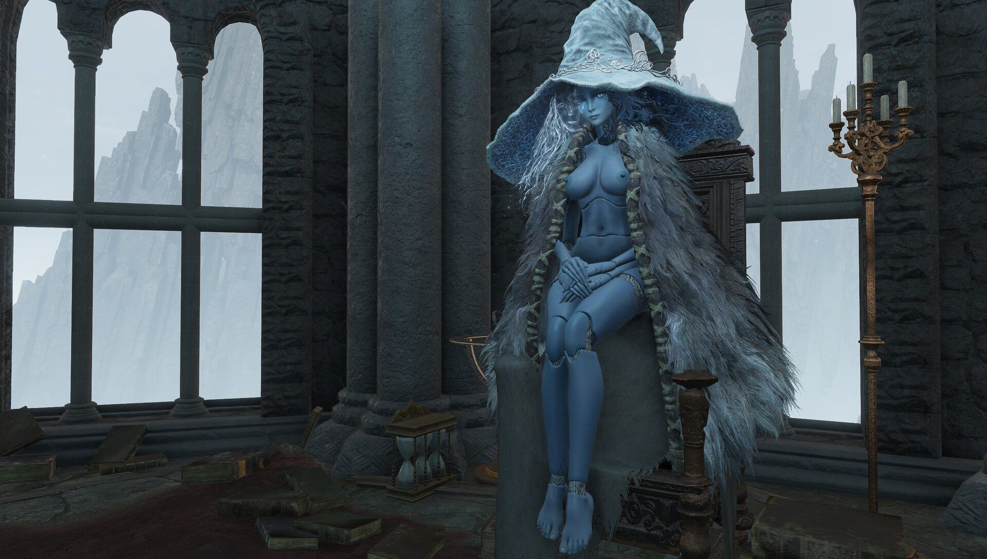 [Eldenling] witch Rani is dressed in a doskebe costume with erotic remodeling mod or out 39